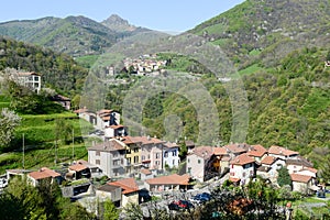 The villages of Campora, Bruzella and Caneggio on Muggio valey photo