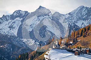 Villages of Colle Santa Lucia at the Dolomites