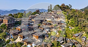 The villages where the Miao people live