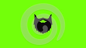 Villainous beard icon animation