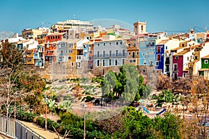 Villajoyosa / La Vila Joiosa town. Costa Blanca. Spain