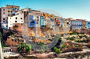 Villajoyosa skyline. Costa Blanca, Spain