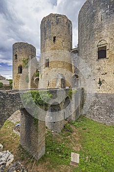 Villandraut castle (Chateau de Villandraut) Gironde departement, Aquitaine, France