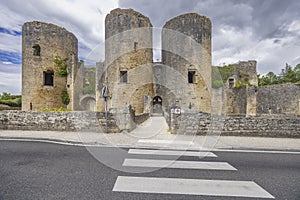 Villandraut castle (Chateau de Villandraut) Gironde departement, Aquitaine, France