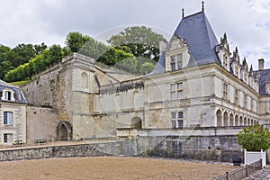 Villandry Castle (Chateau) and gardens.