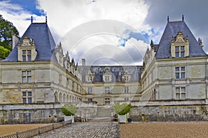 Villandry Castle (Chateau) and gardens.