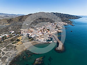 Villaricos village in the coast of Almeria