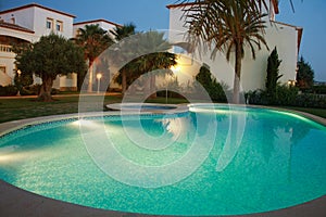 Villas with swimming pool photo