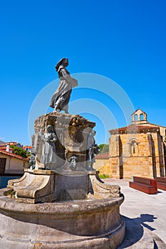 Villaviciosa village in Asturias Spain photo