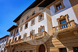 Villaviciosa village in Asturias Spain