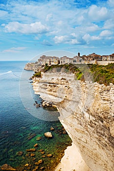 Ville Haute, the old town of Bonifacio, France