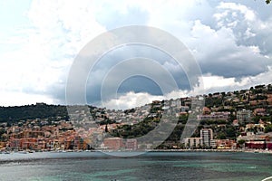 Villefranche-sur-Mer, France, houses of the old town
