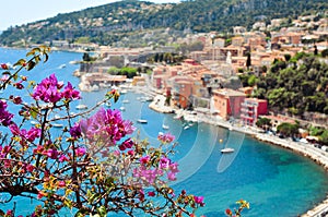 Villefranche-sur-Mer in the French Riviera, France photo