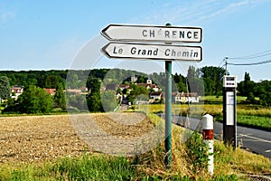 Villers en Arthies, France - june 16 2023 : countryside