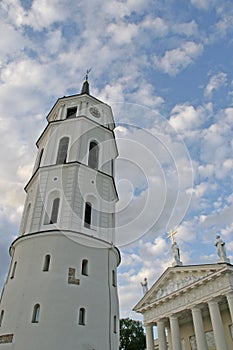 Vilnius cathedral and belfry