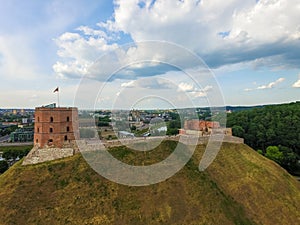 Vilnius Gediminas Tower. One of the most populat and Sightseeing object in Lithuania.