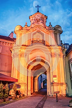Vilnius, Lithuania: Basilian Gate of Church and Monastery of Holy Trinity