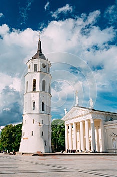 Vilnius Lithuania. Cathedral Basilica Of St. Stanislaus St. Vladislav