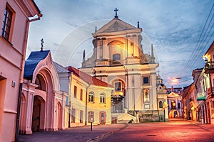 Vilnius, Lithuania: Didzioji street in the old town