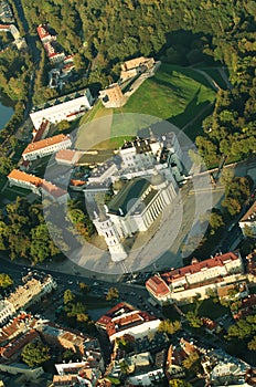 Vilnius, Lithuania. Gothic Upper Castle. Cathedral and Palace of the Grand Dukes of Lithuania.