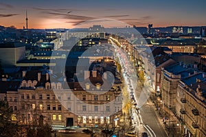 Vilnius, Lithuania: representative Gediminas street