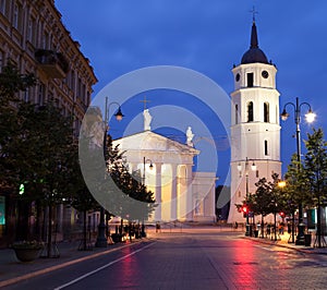 Vilnius at night