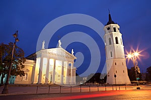 Vilnius at night