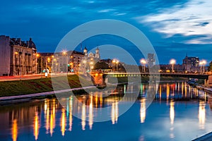 Vilnius at night