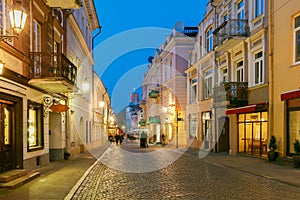 Vilnius. Night Street. photo