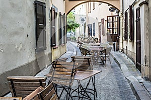 Vilnius oldtown street ,Lithuania