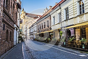 Vilnius oldtown street ,Lithuania