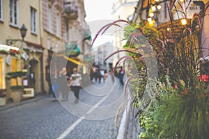 Vilnius oldtown street ,Lithuania