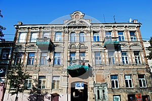 Vilnius town old residential house on September 24, 2014