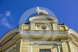 Vilnius train station building