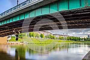 Vilnius under the bridge