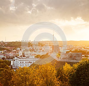 Vilnius Upper Castle with Tower Of Gediminas