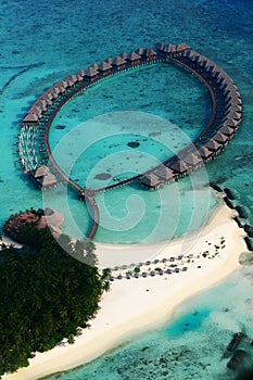 Vilureef island in maldives
