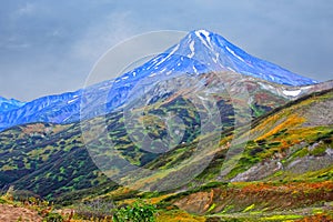 Vilyuchinsky volcano in Kamchatka Peninsula, Russia photo