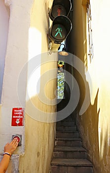 Vinarna certovka is the narrowest street in the world