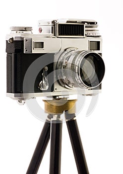 Vinatage Camera on tripod