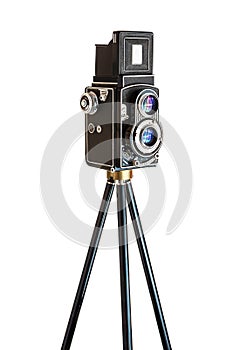 Vinatage Camera on tripod