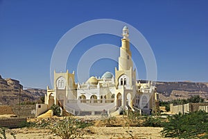 The vinatge palace in Tarim, Yemen