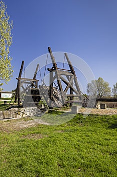 Vincent van Gogh bridge (Pont Van-Gogh, Langlois Bridge) near Arles, Provence, France