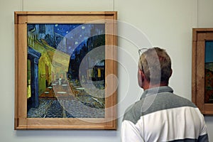 Vincent van Gogh in the Kroller Muller Museum, Otterlo