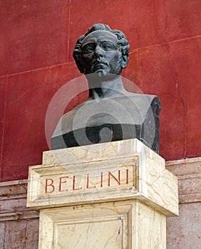 Vincenzo Bellini bust, Palermo