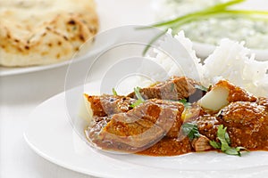 Vindaloo lamb curry