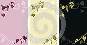 Vine vignette - wine labels