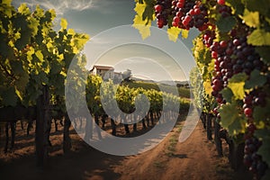 Vineyard in Chianti, Tuscany, Italy