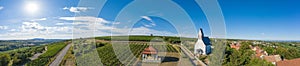 Vineyard with a vineyard house in Rheinhessen / Germany