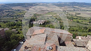 vineyards of Montepulciano in Tuscany